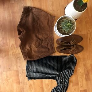 Brown shorts size 5 hollister